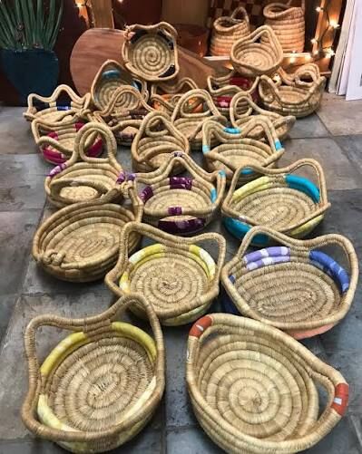 Collection of Red Bay woven baskets